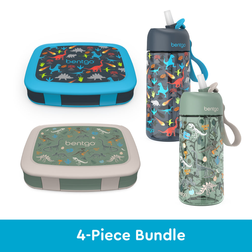 bentgo-kids-prints-lunch-boxes-and-water-bottles-e3 bentgo-lunch-box-bottle-bundle-dinsoaur-fossils-1.jpg